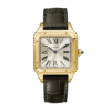 Santos-Dumont "La Baladeuse" Limited Edition Yellow Gold Silver Dial 31mm