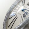 Vintage Baignoire Allongée White Gold Diamond Silver Dial 24mm - Image 4