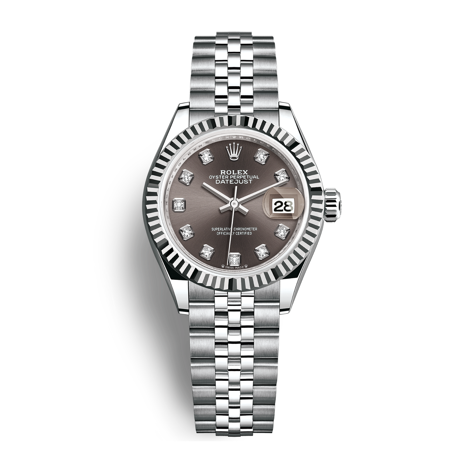 1cf217285ef2d451f156c0331a9e25bf.png Lady-Datejust Steel Jubilee Grey Dial 28mm - Image 1