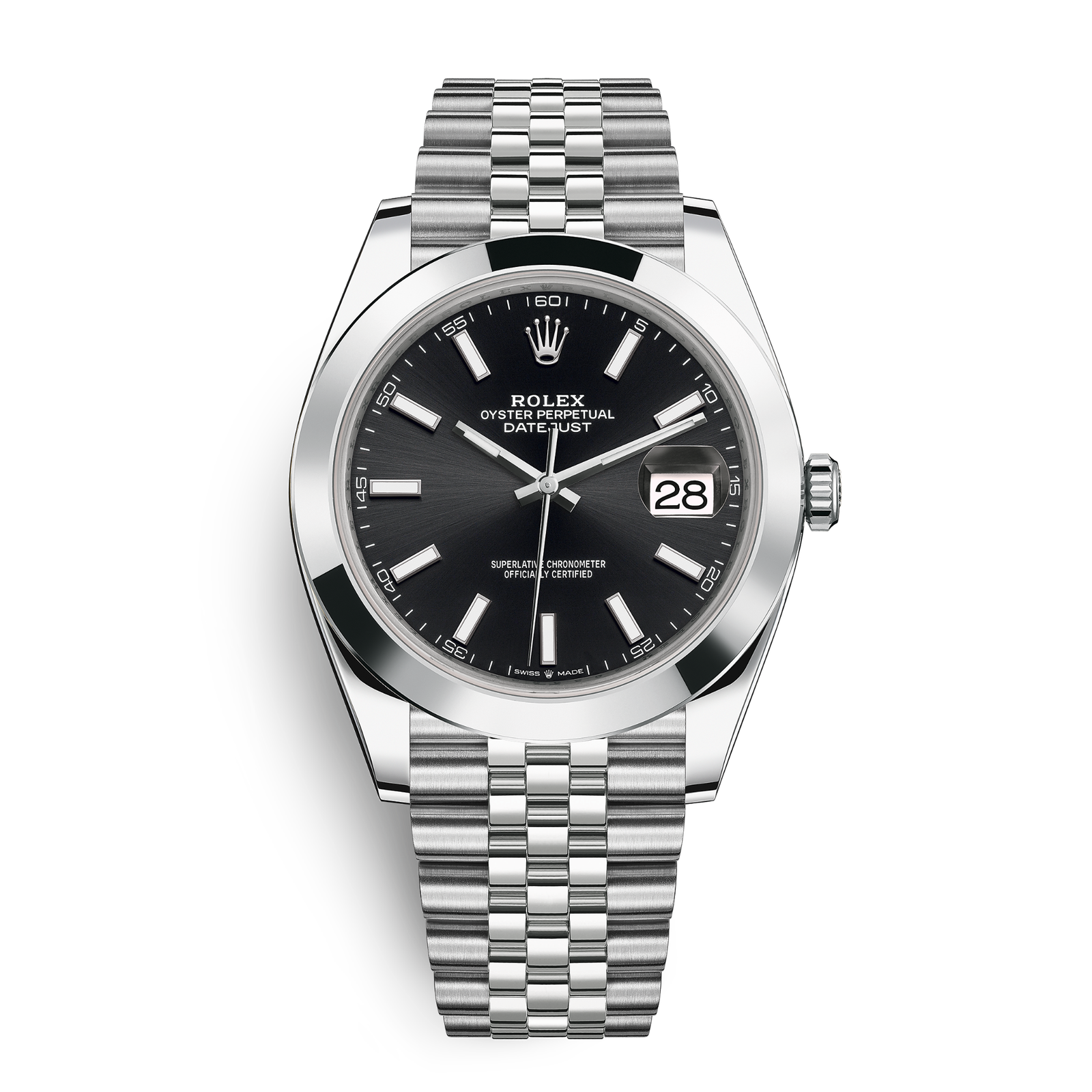 23cfa0279d471013c0fc50dfd563db90.png Datejust Steel Jubilee Black Dial 41mm - Image 1