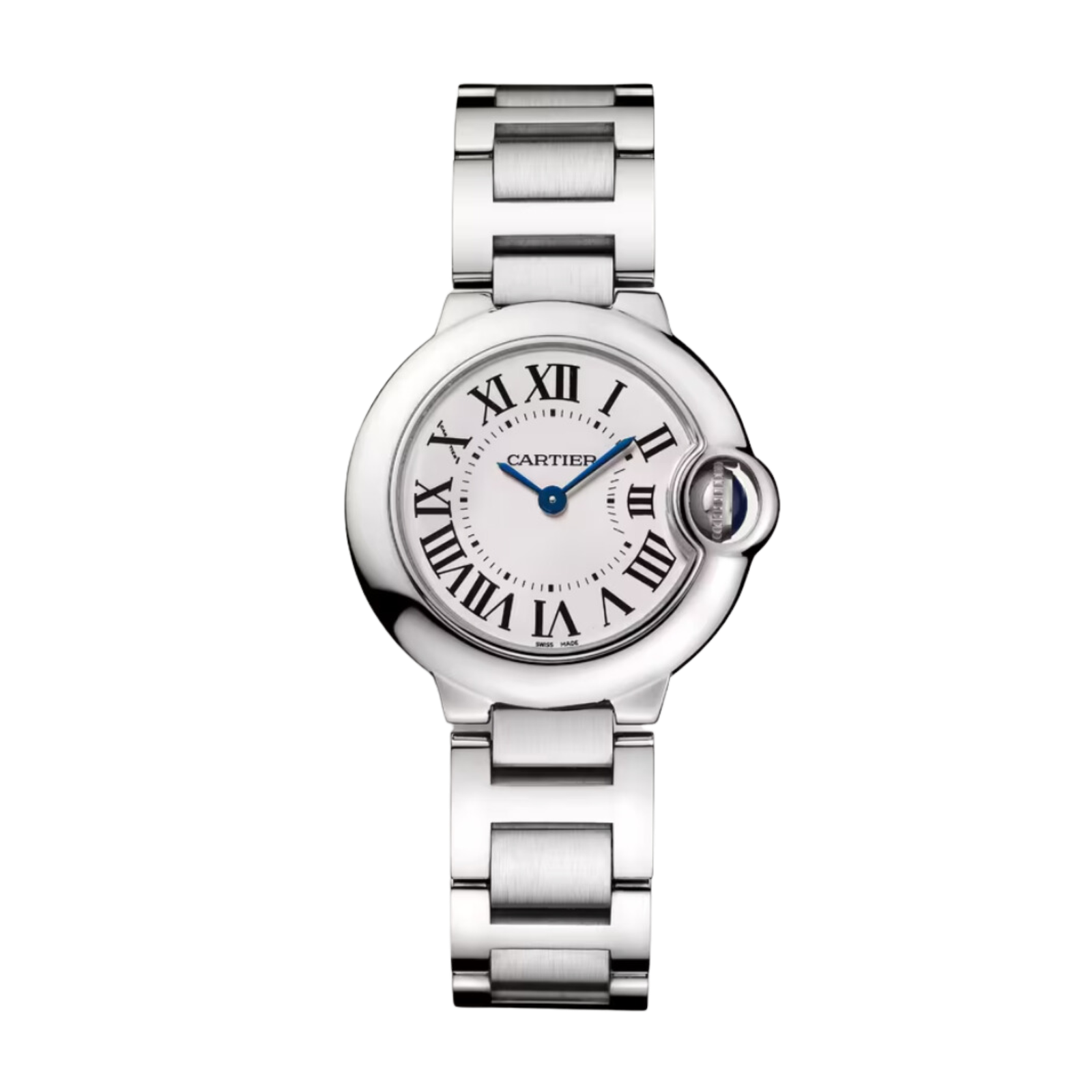 27a93d56e4e895ef7f6a89438664fb10.png Ballon Bleu de Cartier Steel Silver Dial 28mm - Image 1