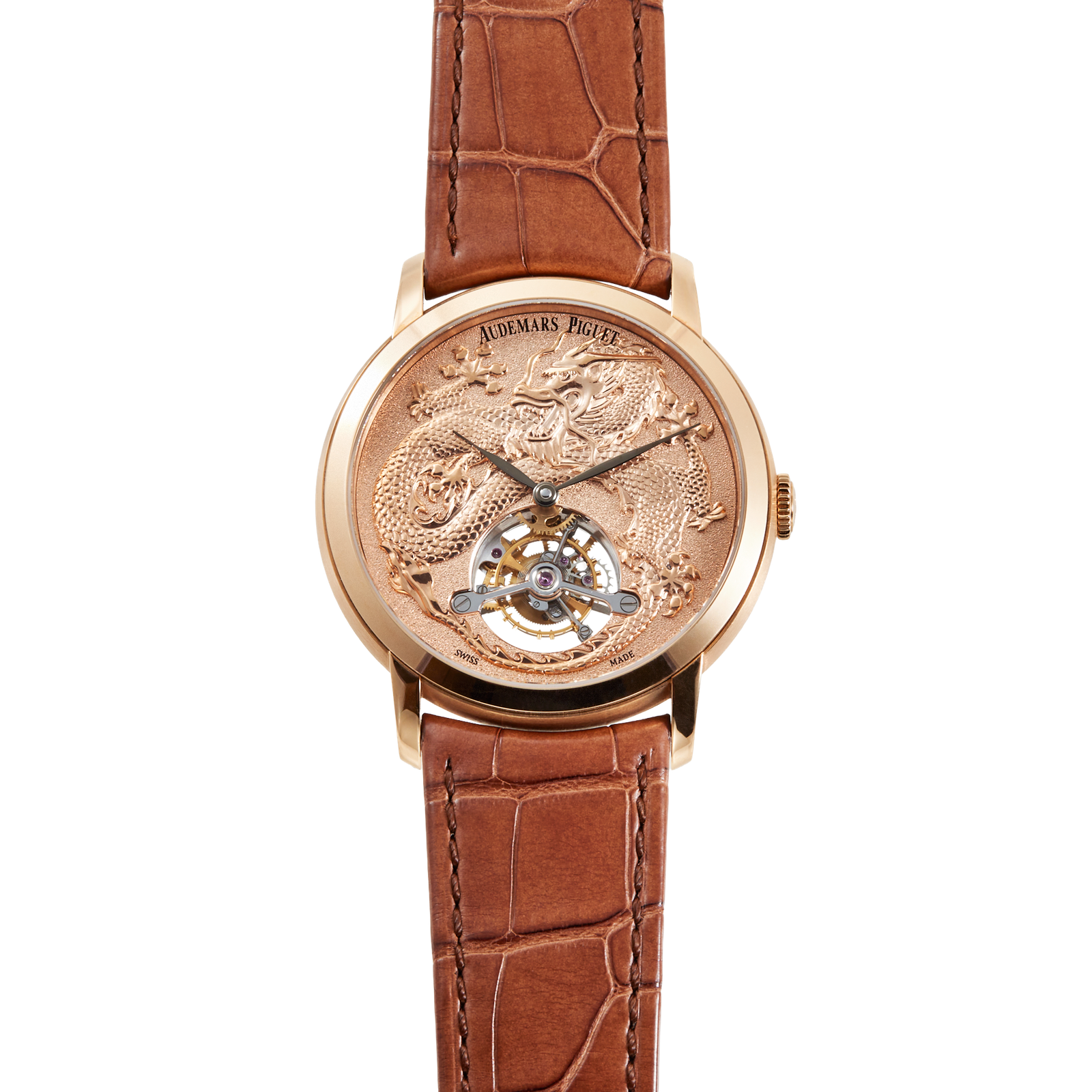 2ad3dd9e9e1e0b2be918d56002995d2f.png Jules Audemars “Year of the Dragon” Tourbillon Rose Gold Pink Dial 41mm - Image 1