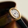 Vintage Baignoire de Cartier Yellow Gold Silver Dial 18mm - Image 3