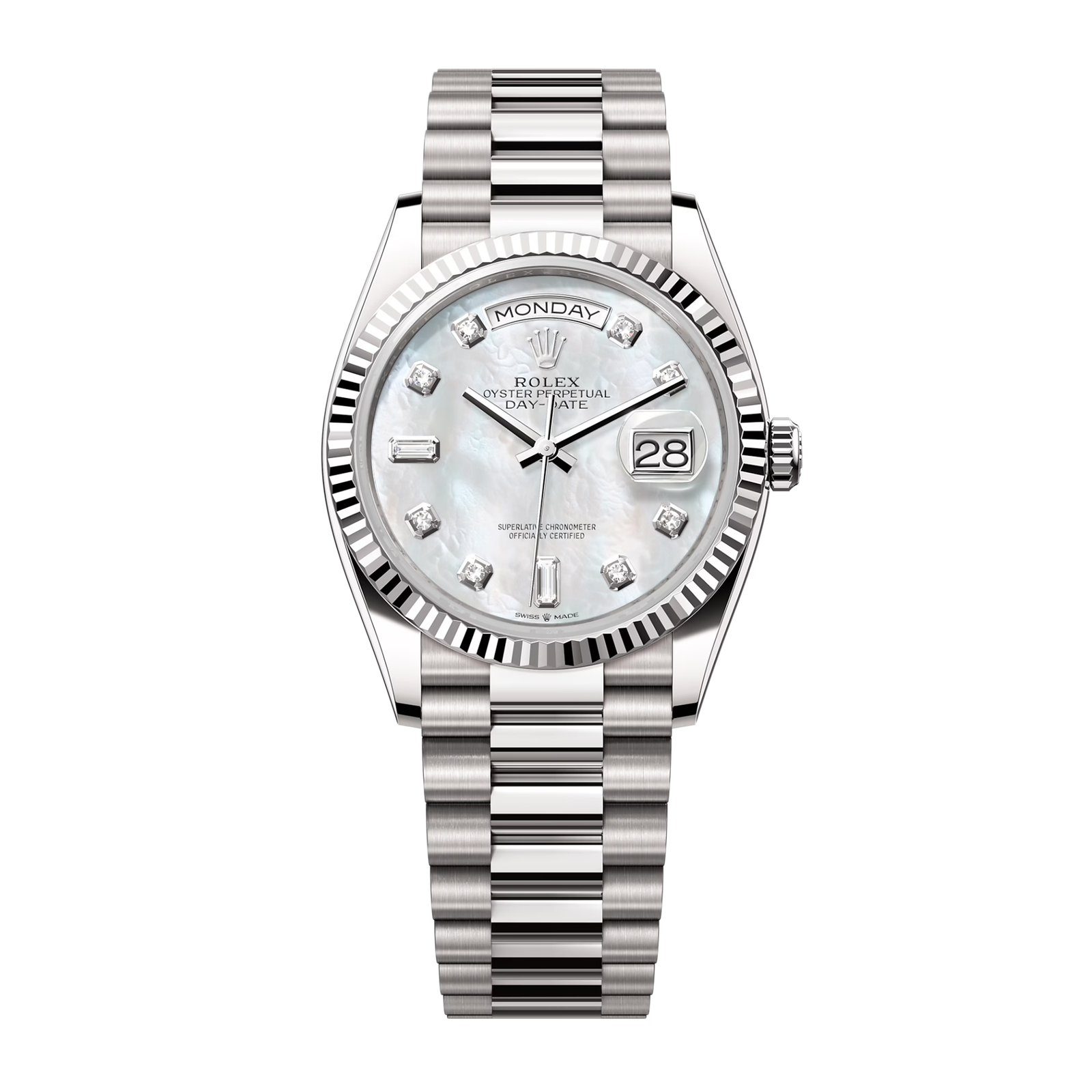 322d579c46144ac3f0e53c8fffb0d4a8.png Day-Date White Gold Mother of Pearl Dial 36mm - Image 1