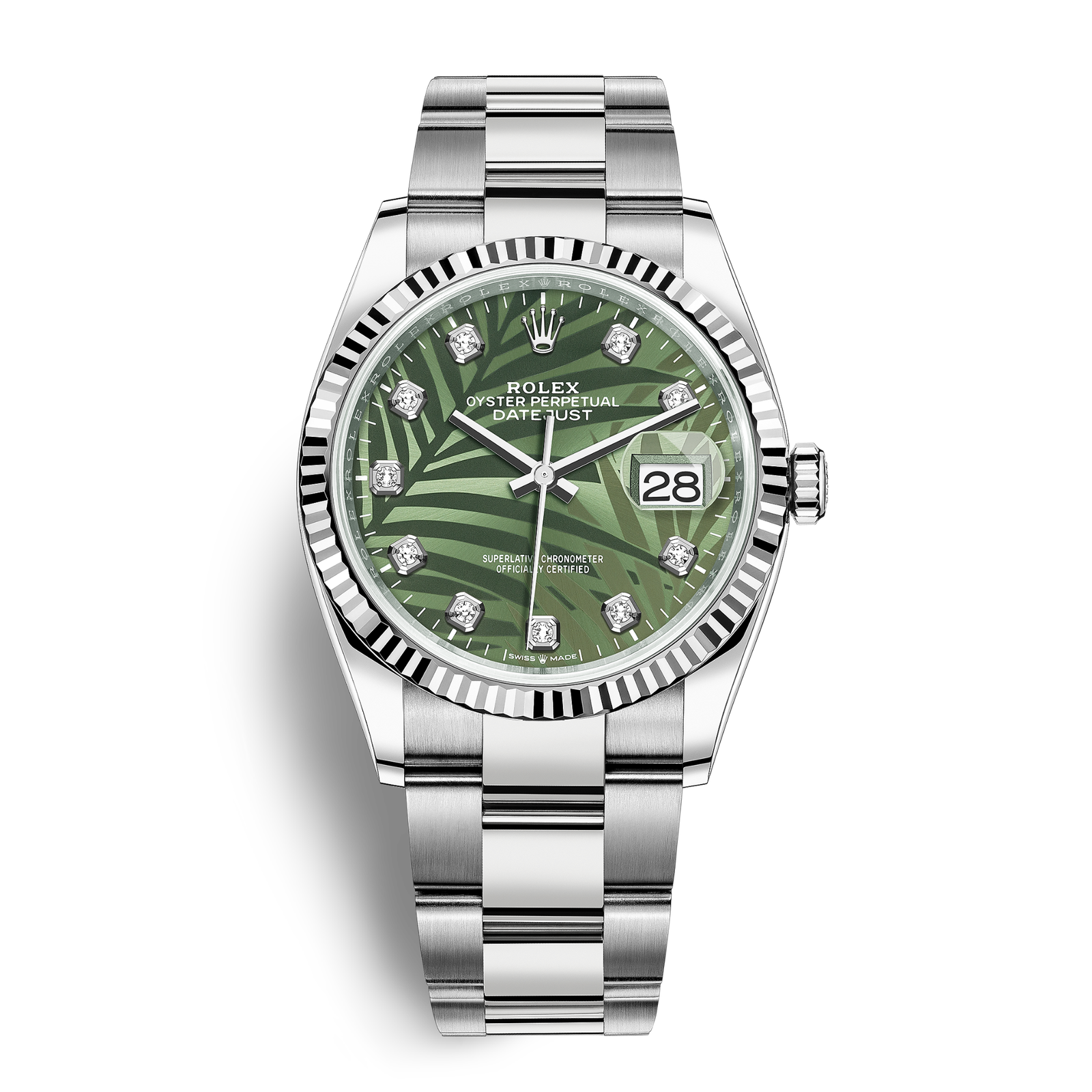 32933069d710ff5e151c099e4bf21d8c.png Datejust Steel Palm Dial 36mm - Image 1