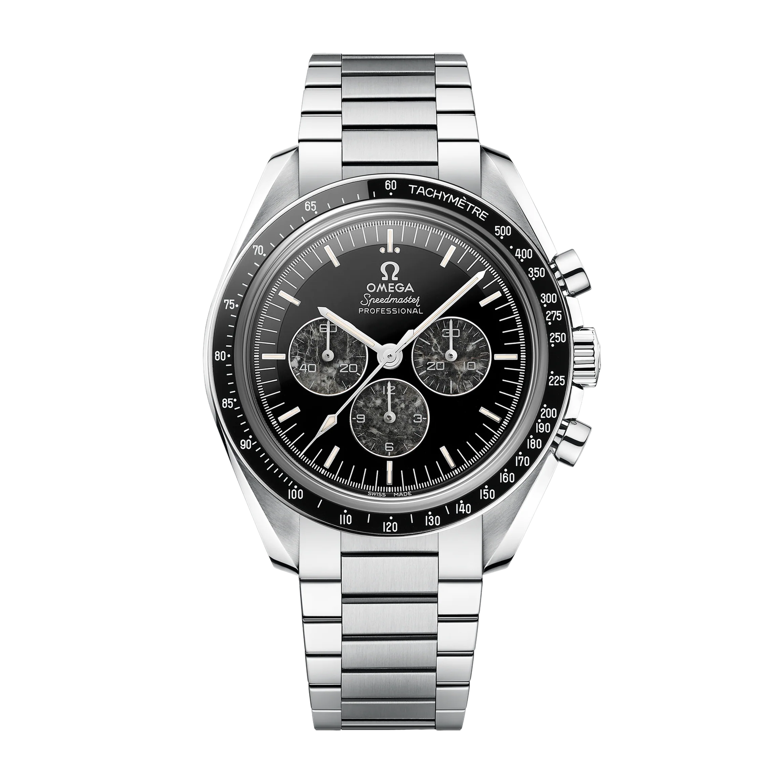 32d80042506bdf21ff095b5597a1910c.png Speedmaster Professional Moonwatch Platinum Black Dial 42mm - Image 1