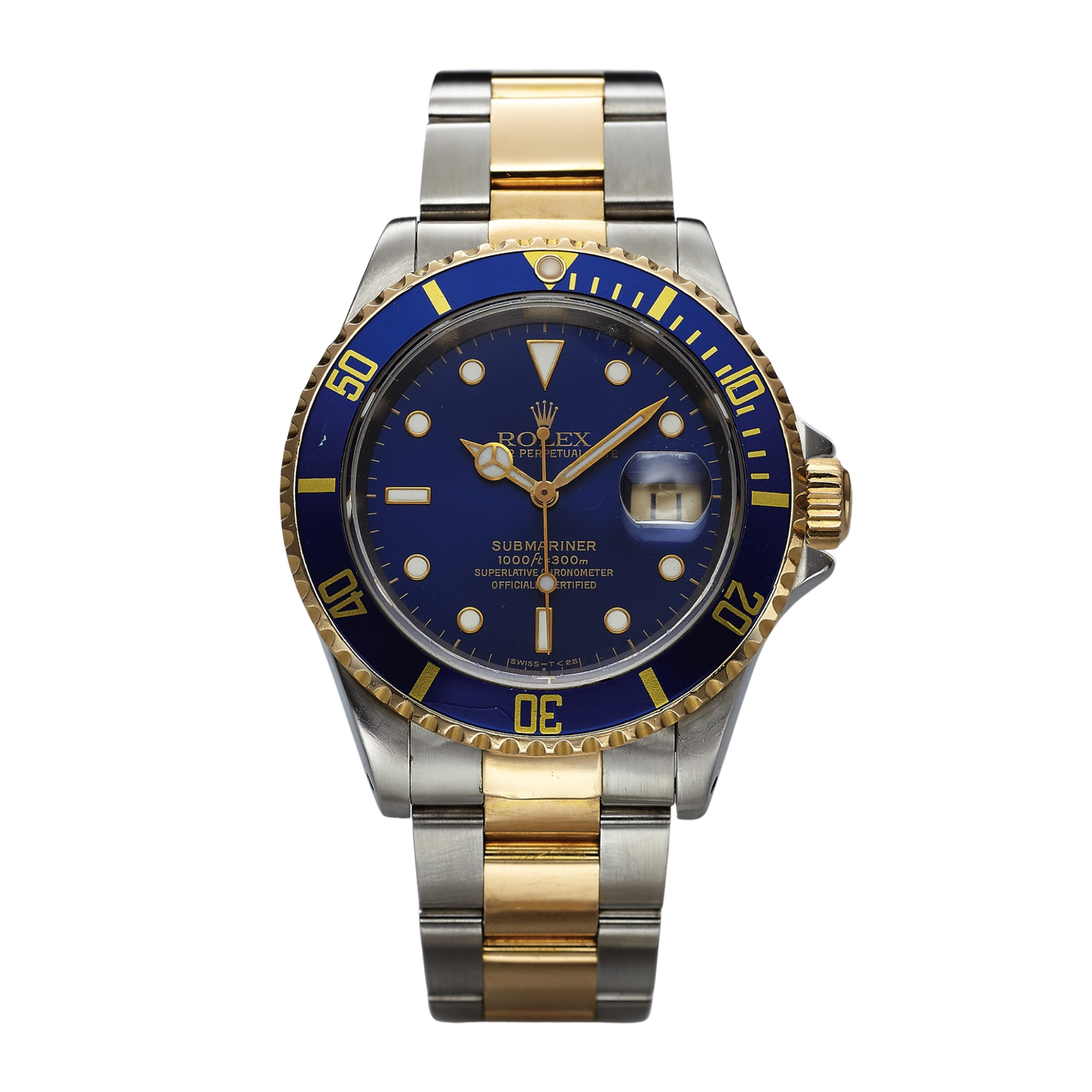 33b7016313d388e6eee1e64b8a9ced5e.png Submariner Date "Blue Tritium" Yellow Gold & Steel Blue Dial 40mm - Image 1