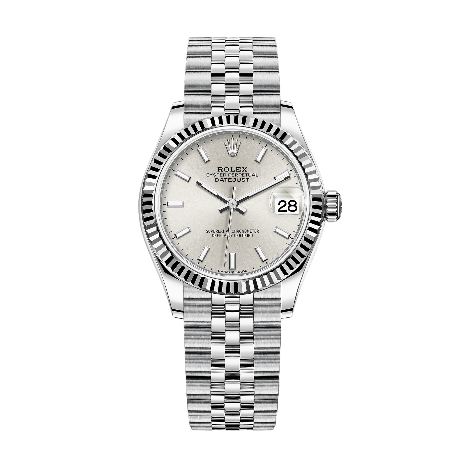 34b9345e57f623fee8362580fb8d4f1f.png Datejust Steel Jubilee Silver Dial 31mm - Image 1