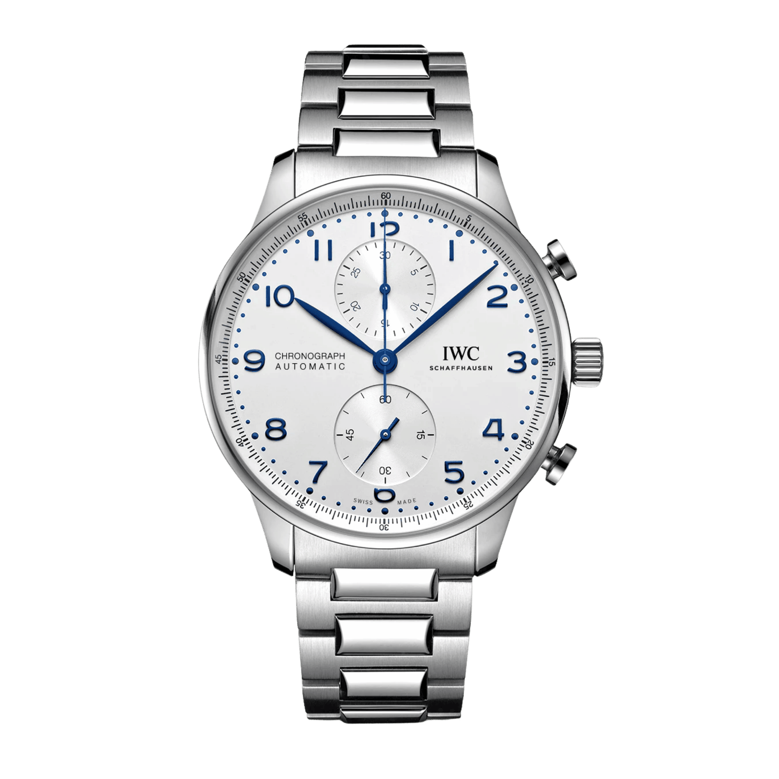 39207f931d469a3297f7a89e804f1ffe.png Portugieser Chronograph Steel Silver Dial 41mm - Image 1