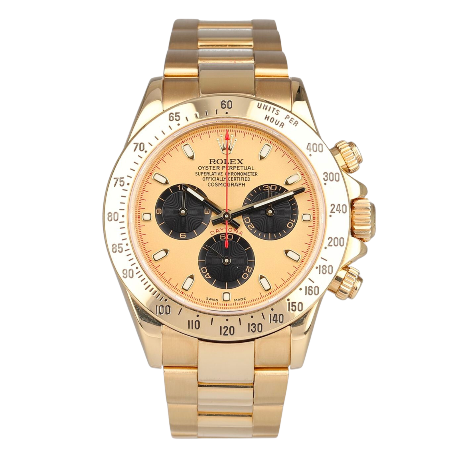 41c57796761334191cab7c14cd3ce317.png Daytona Yellow Gold Champagne Dial 40mm - Image 1