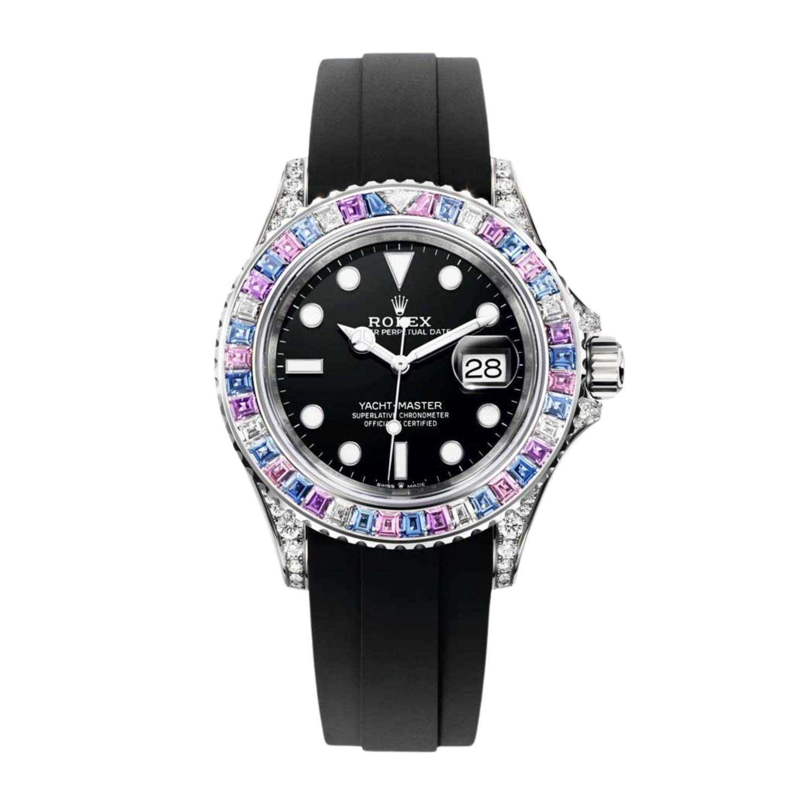 4495b3cb57b1fbd177f4fae4b97f62d0.png Yacht-Master 40 White Gold Black Dial 40mm - Image 1