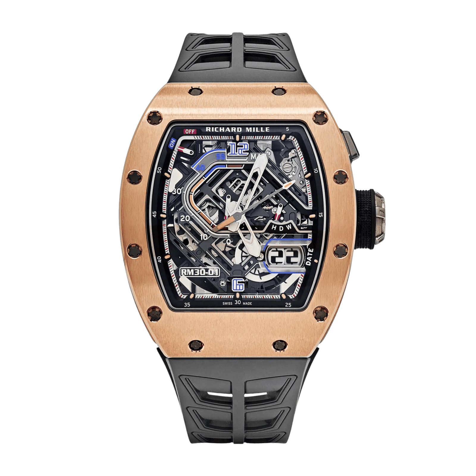 492abbe7e64b4a488987dd3fb12b8ca6.png RM30-01 Declutchable Rotor Rose Gold - Image 1