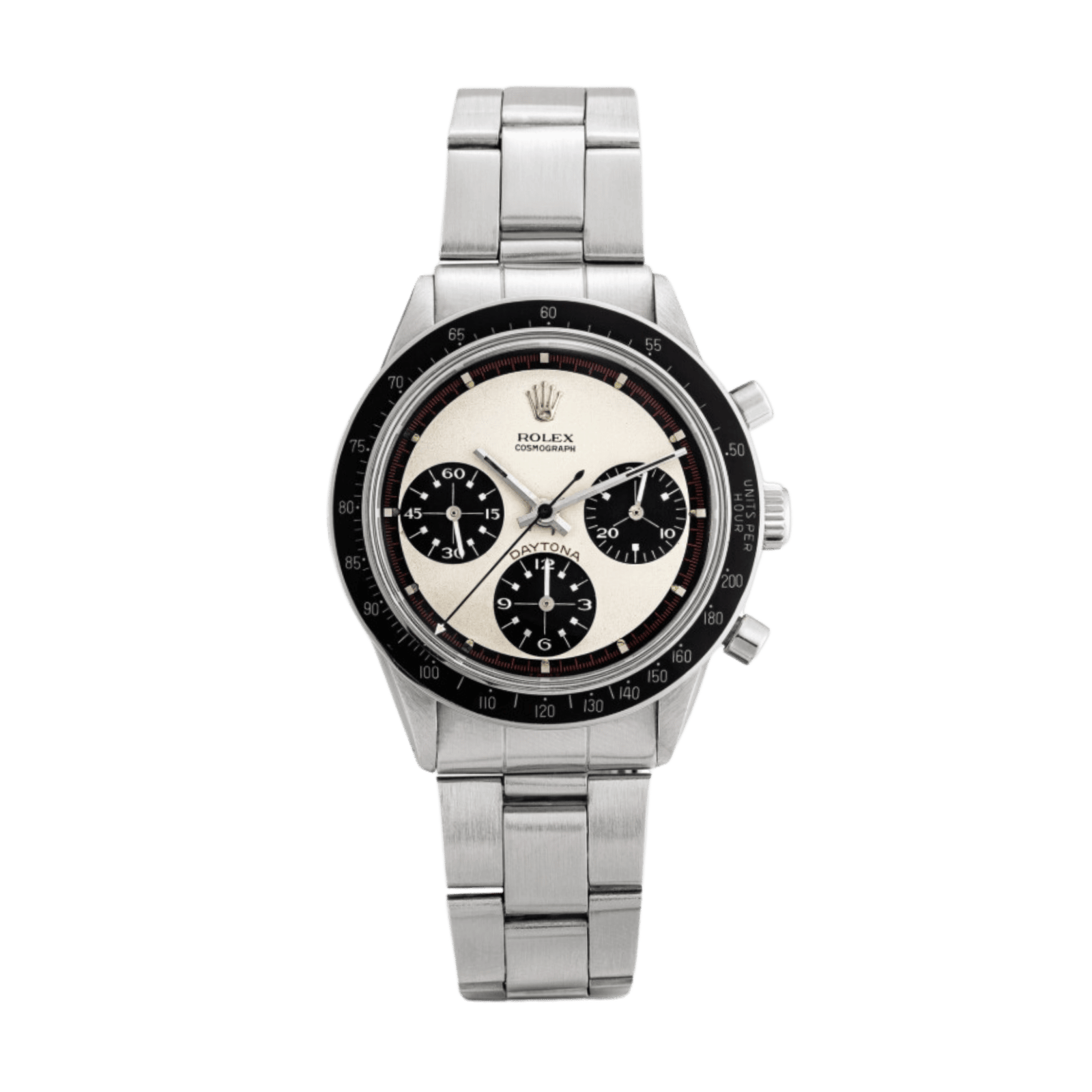 49bb619322d7b1b9b565b3fe8bc045e0.png Vintage Daytona "Paul Newman" Steel White Dial 38mm - Image 1