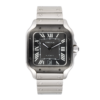 Santos De Cartier Steel Grey Dial 39mm