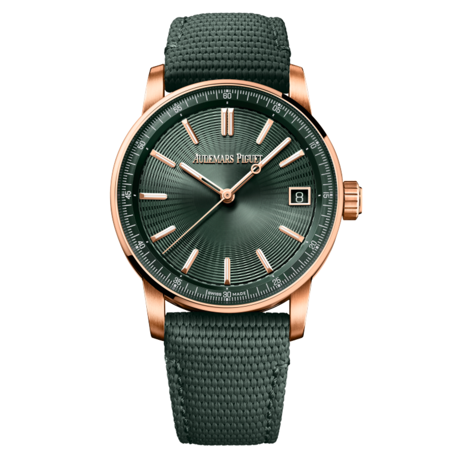 52048bd8a63af129ff9331c2b858ffc5.png Code 11.59 Rose Gold Green Dial 41mm - Image 1