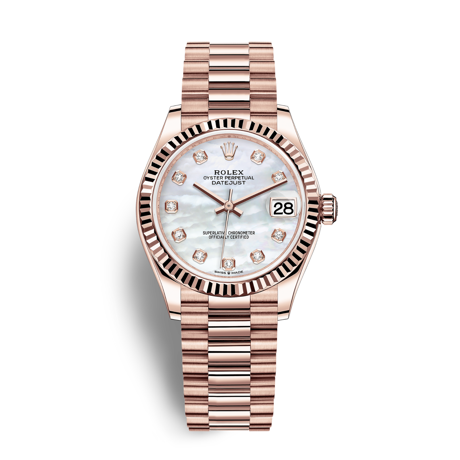 5863ce90f8ed36dee83f94ebbc1171ae.png Datejust Rose Gold Mother of Pearl Dial 31mm - Image 1