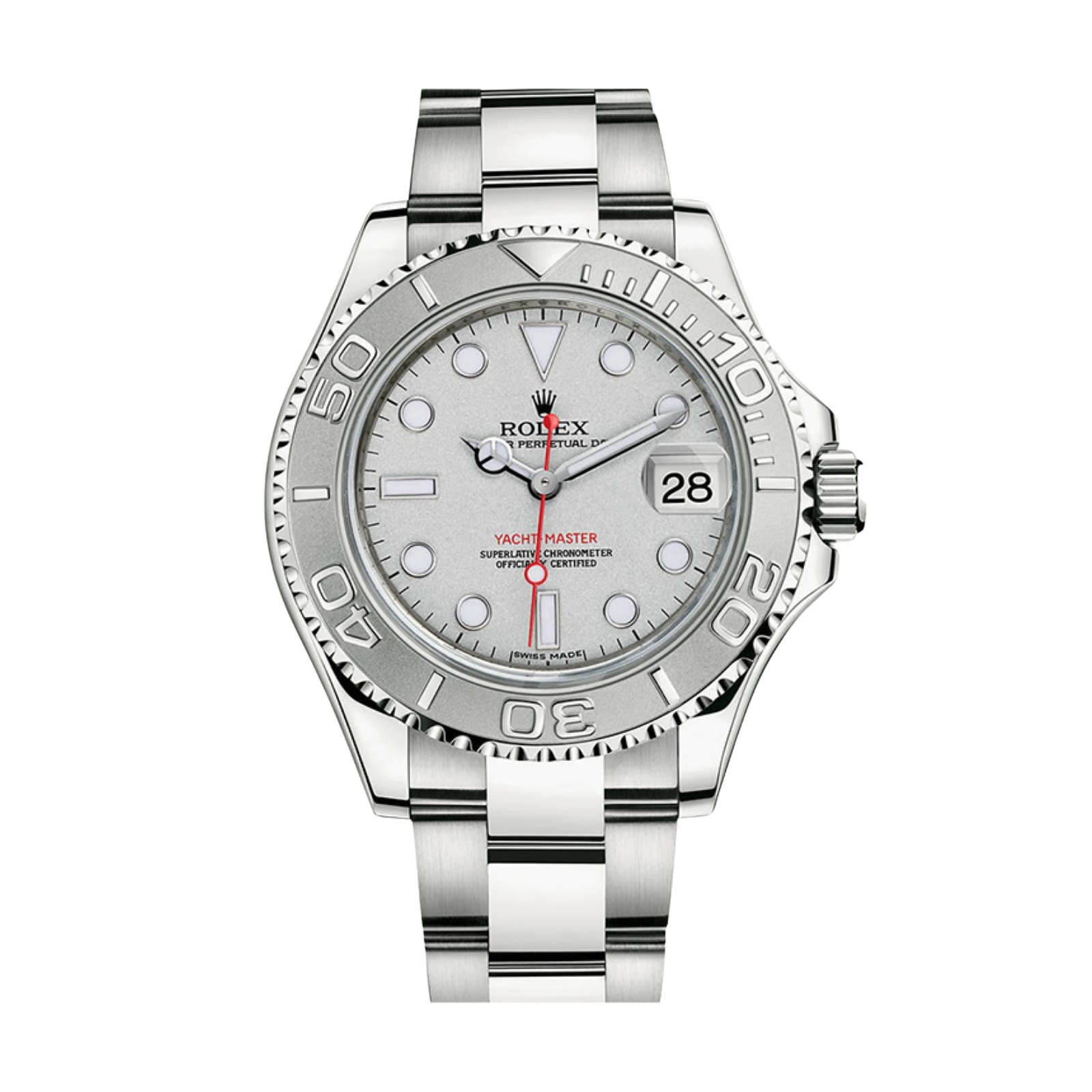 58acdfb1f01cb1b9ce902371b9590caa.png Yacht-Master Steel Silver Dial 40mm - Image 1