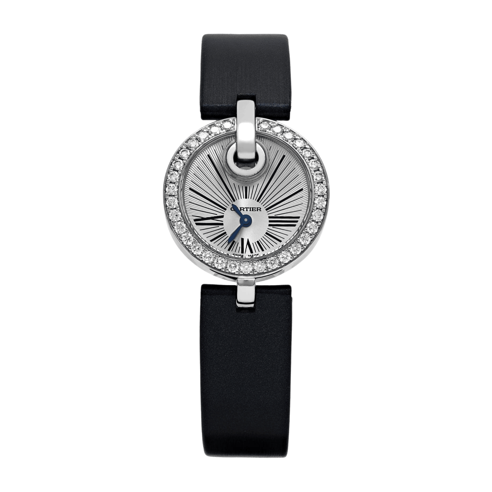 58ea8cec5f4458fe95ef6429dbde1957.png Captive de Cartier White Gold Silver Dial 35mm - Image 1