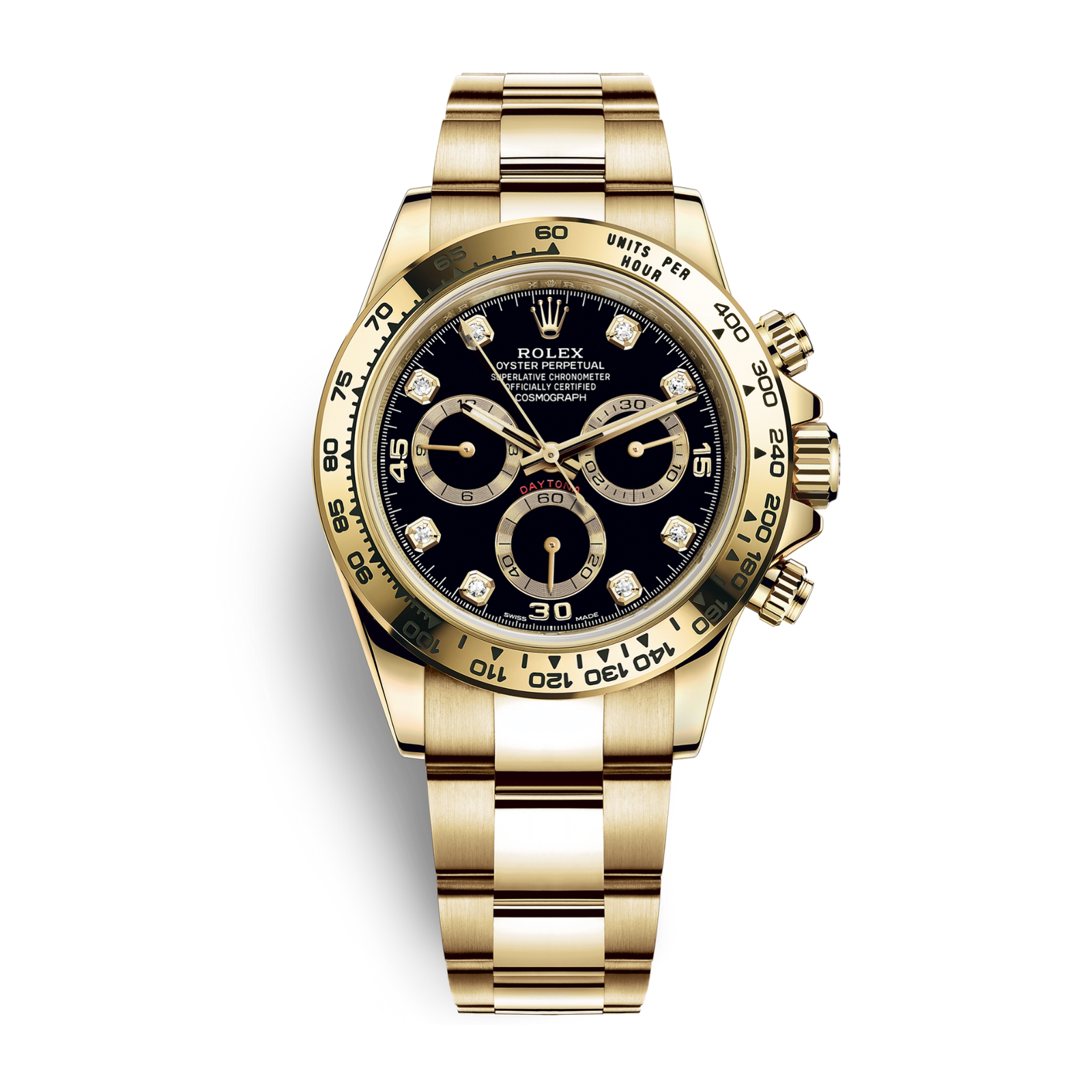 620e4cf035d568702b8ced8de2be408d.png Daytona Yellow Gold Black Dial 40mm - Image 1