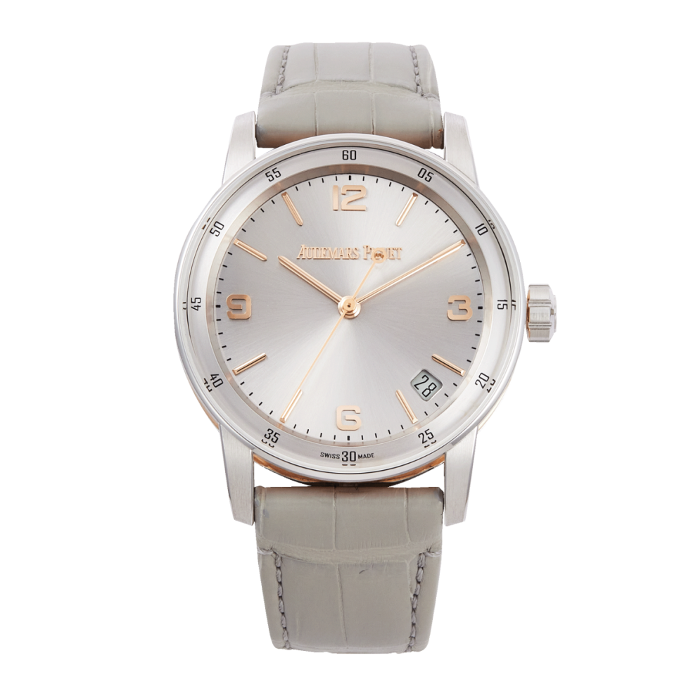 6338e48cc312bd2303b5d4cc47b8aed3.webp Code 11.59 White Gold Silver Dial 41mm - Image 1
