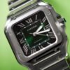 Santos de Cartier Steel Green Dial 35mm - Image 3
