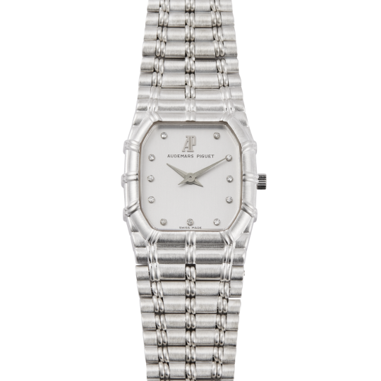 6417fb803a1040de3a16f005079b4e69.webp Bamboo Quartz White Gold White Dial 27mm - Image 1