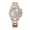 Daytona Rose Gold Diamond Pink Dial 40mm