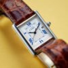 Vintage Must de Cartier Sterling Silver White Dial 25mm - Image 2