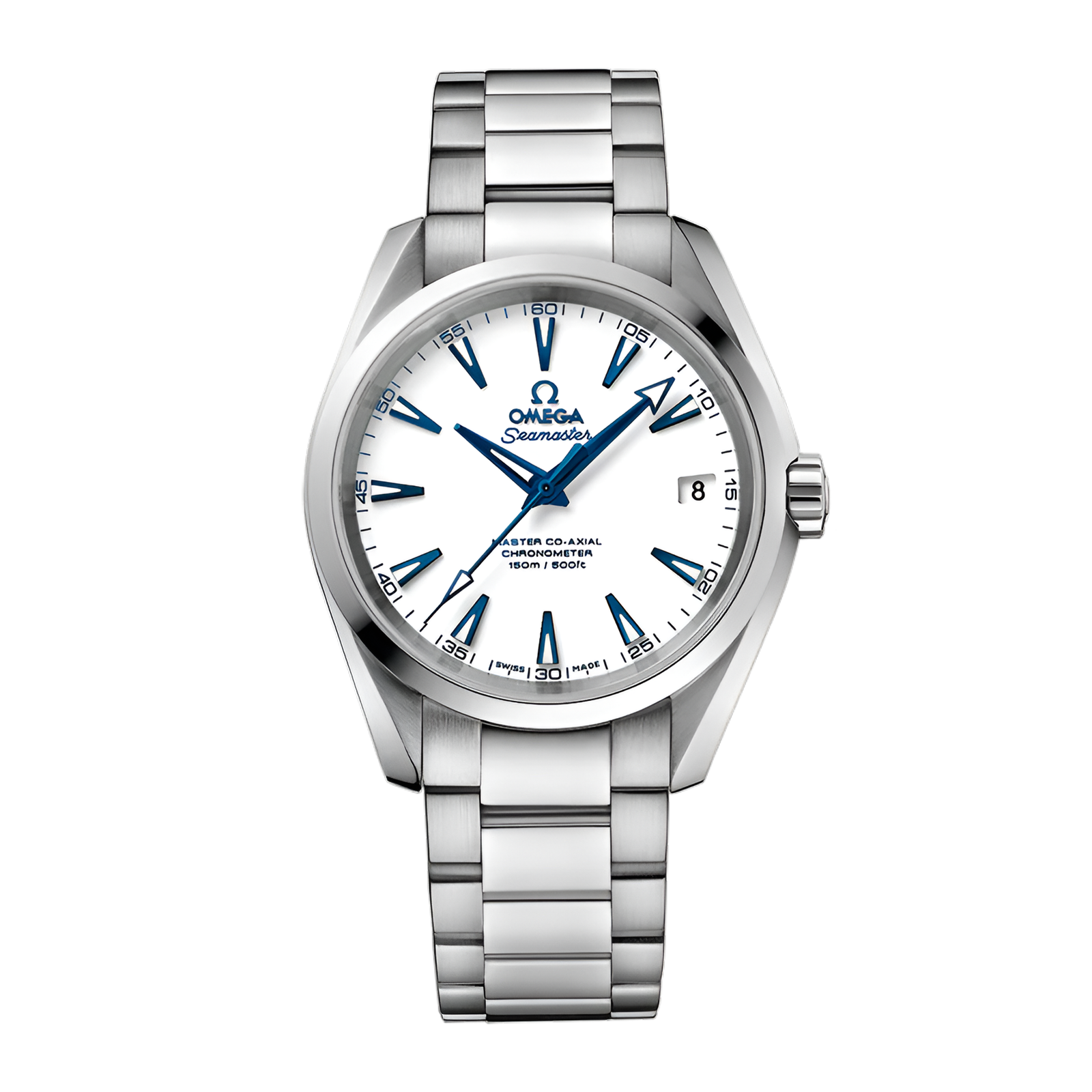 6f2f52ea4bfe8b488b1d1e710fe6bd88.png Aqua Terra Titanium White Dial 38mm - Image 1
