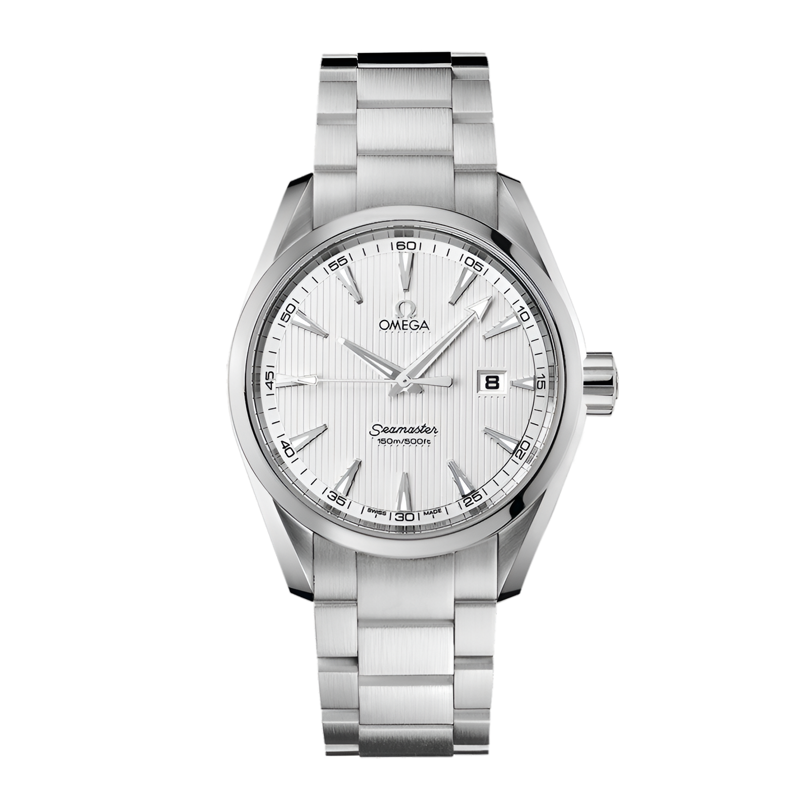 718bccff71a856481886a5968a331859.png Aqua Terra Quartz Steel Silver Dial 38mm - Image 1