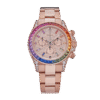 Daytona Rose Gold Rainbow Diamond Pave Dial 40mm