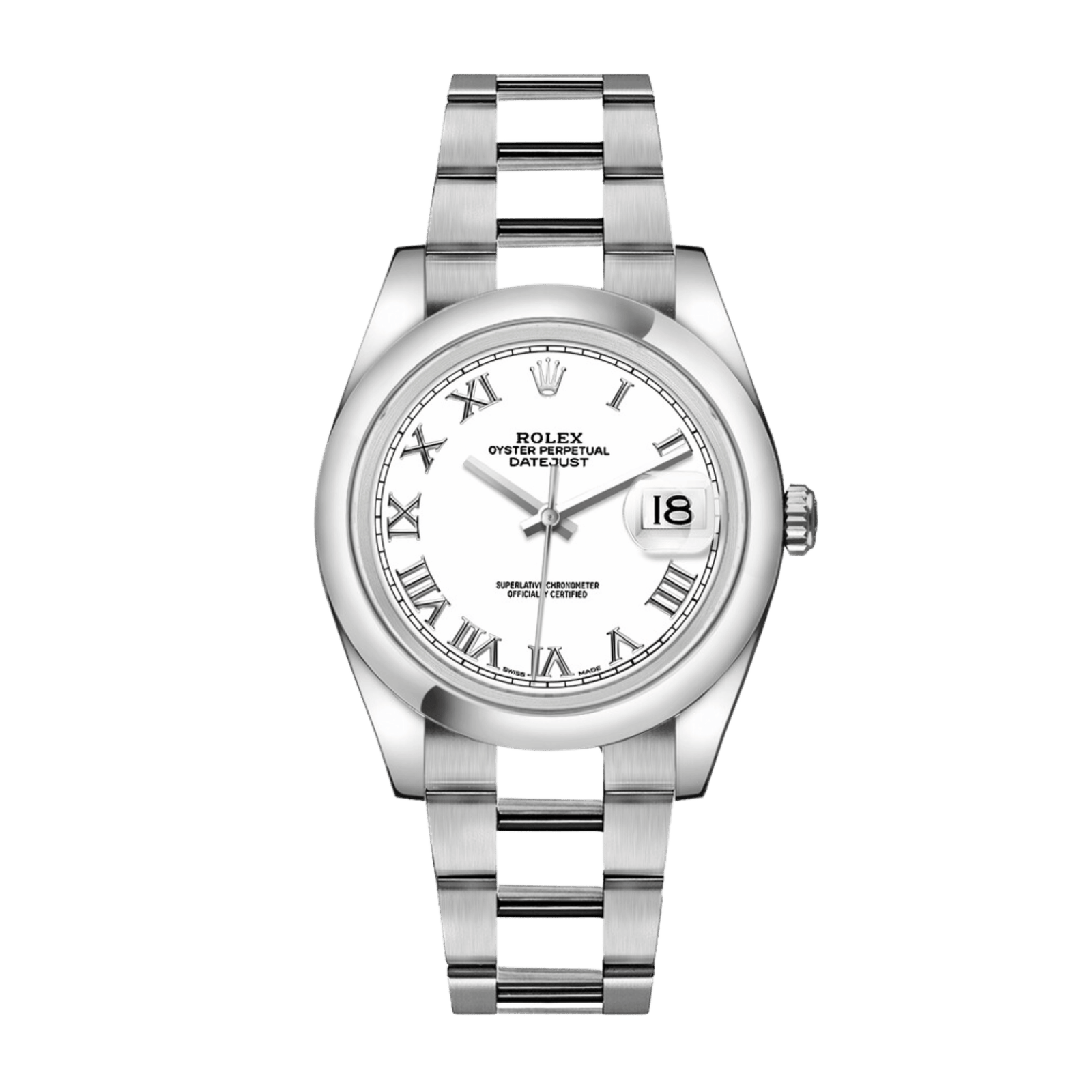 767eb915c77277e33bcbaede8d19efdb.png Datejust Steel White Dial 36mm - Image 1