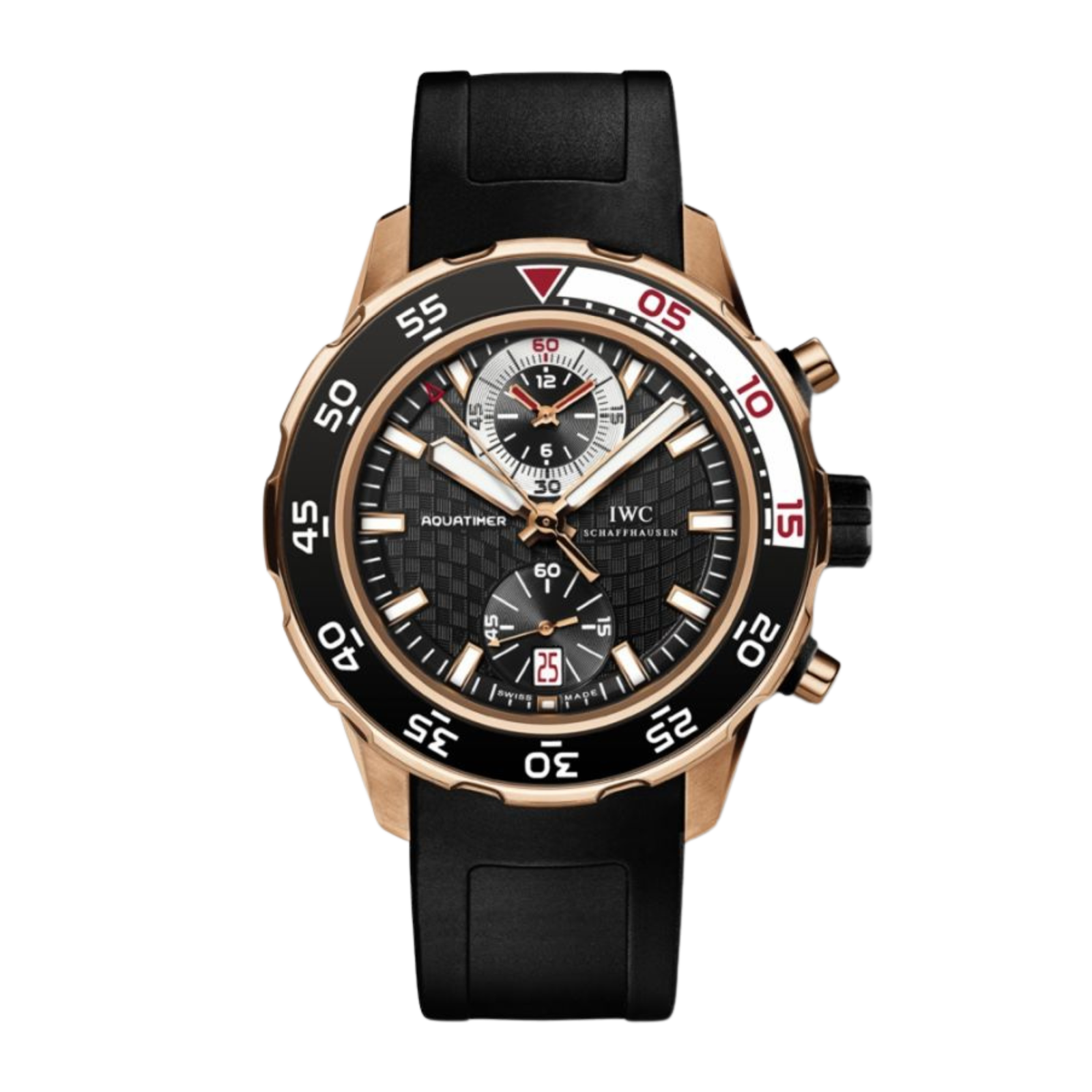 780a1f143fa20f1f122866ff1d9b7c70.png Aquatimer Flyback Chronograph Red Gold Black 44mm - Image 1