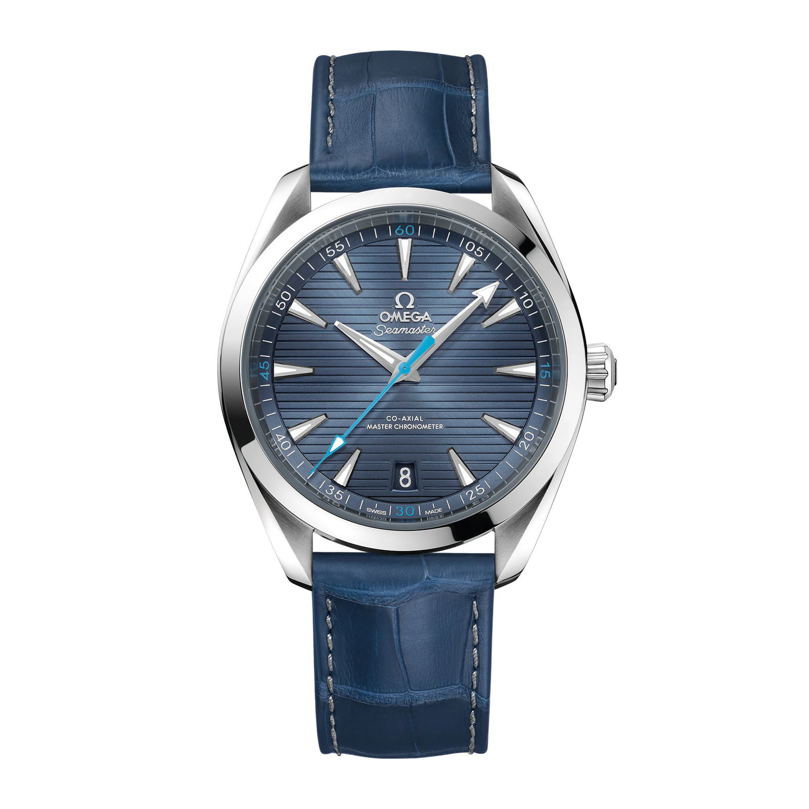 81fdcd7f1d2f48ccab2351fd466c78c6.png Aqua Terra Steel Blue Dial 41mm - Image 1