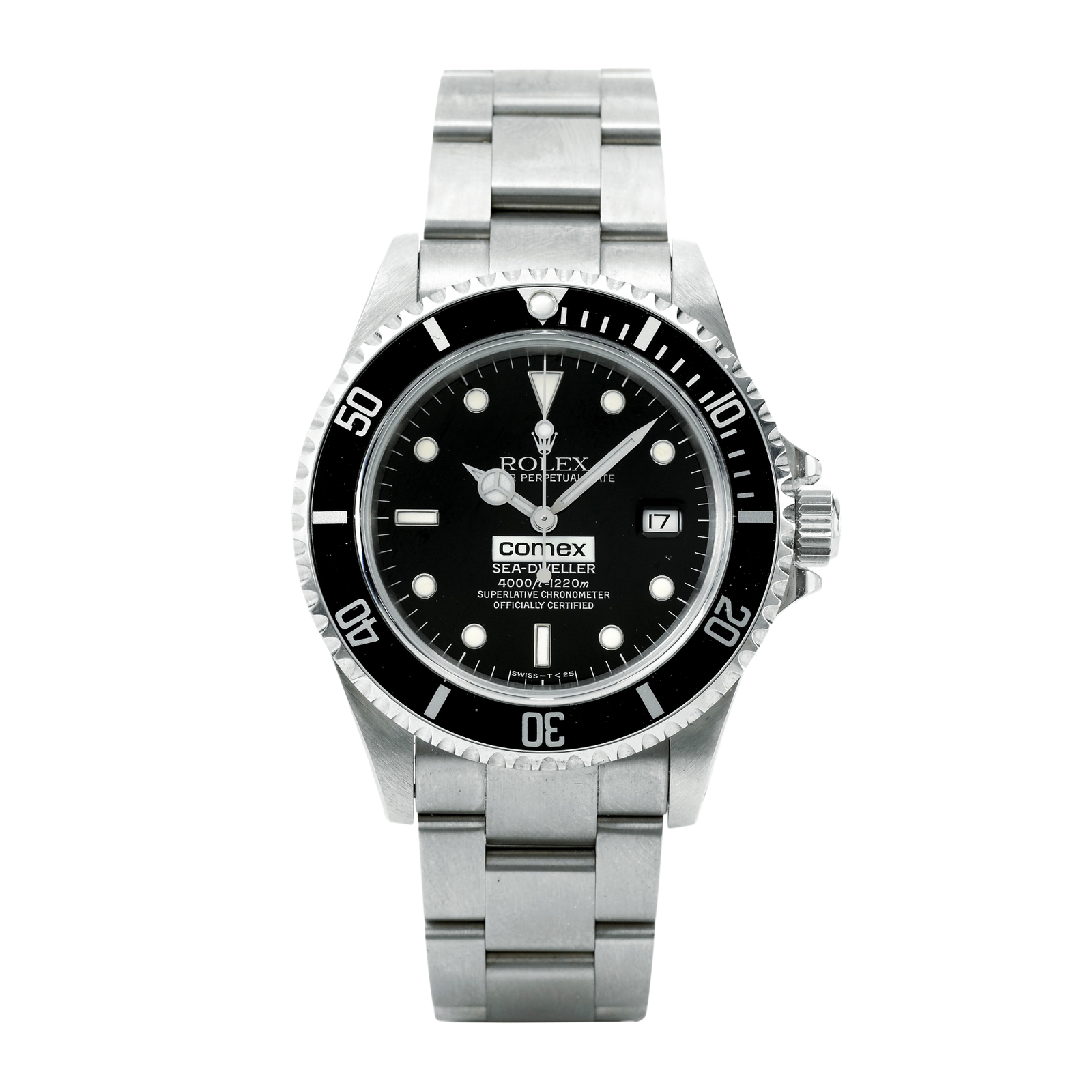 833de96f7b740e57510ae1b29b138a15.png Sea-Dweller Steel Black Dial 40mm - Image 1