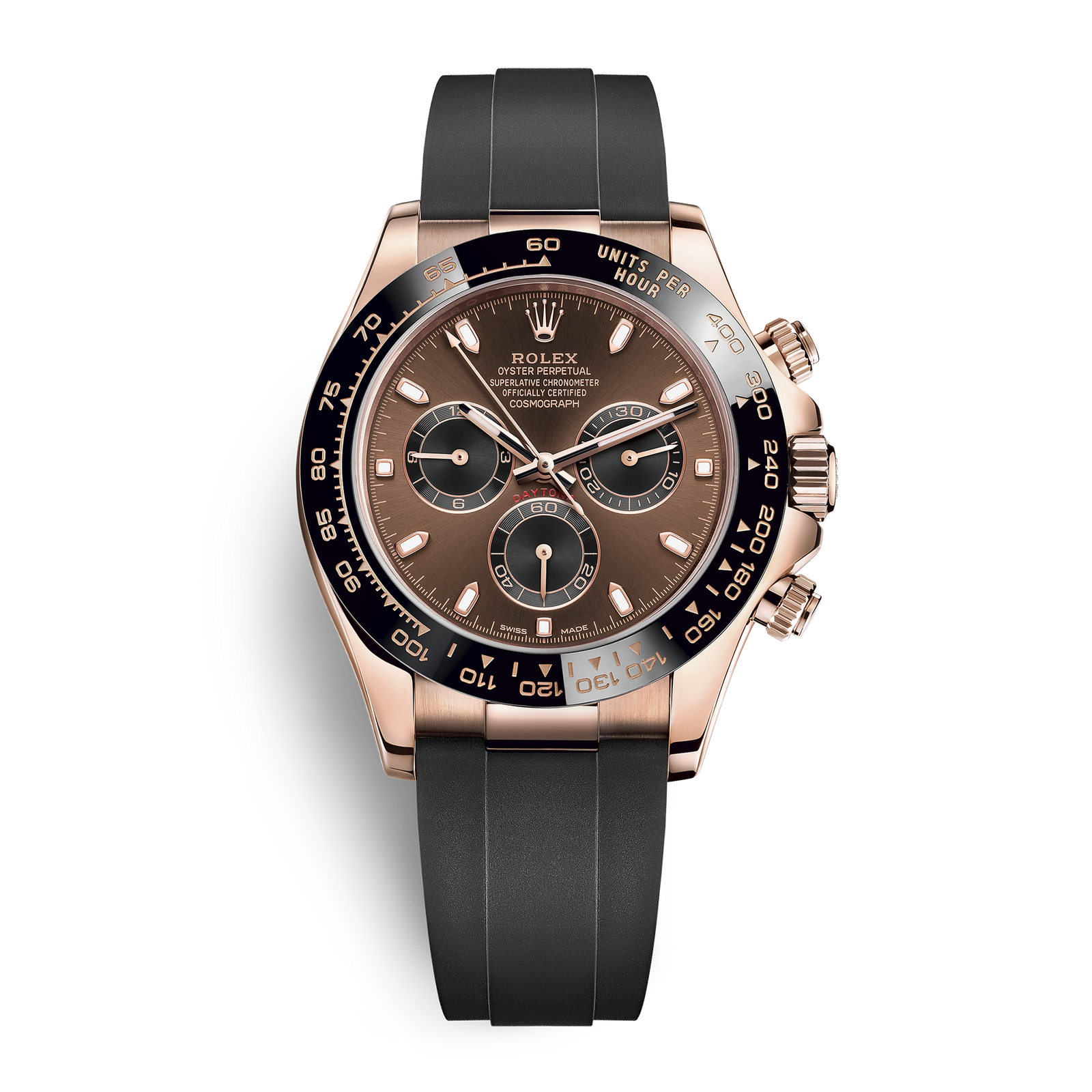 88b288f41ec4d99c019b130693399259.png Daytona Rose Gold Oysterflex Brown Dial 40mm - Image 1