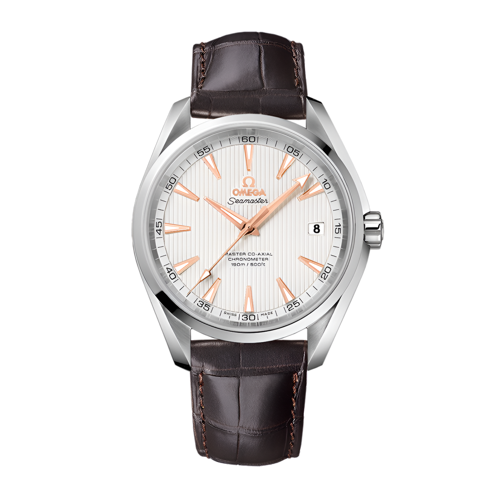 8bc6a19b31bc3ba5d7addae687899ba4.png Aqua Terra Steel Silver Dial 41mm - Image 1