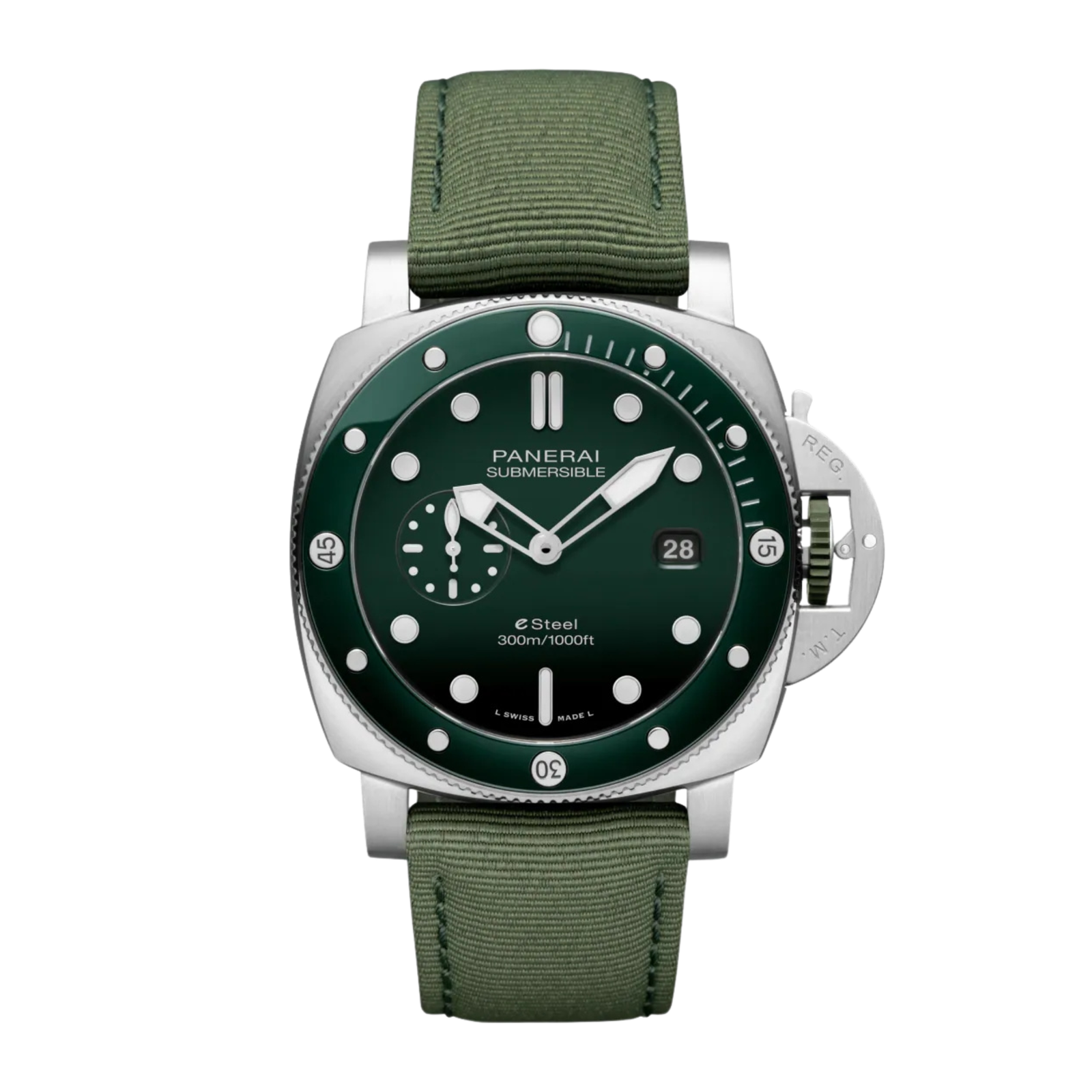 9940b5a29482a119d79561ee1b727ae0.png Submersible QuarantaQuattro ESteel Verde Smeraldo Green Dial 44mm - Image 1