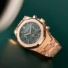Royal Oak Chronograph "50 Anniversary" Rose Gold Green Dial 41mm - Image 2