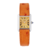 Tank Must Checkboard Special Edition Silver Orange Dial 22mm