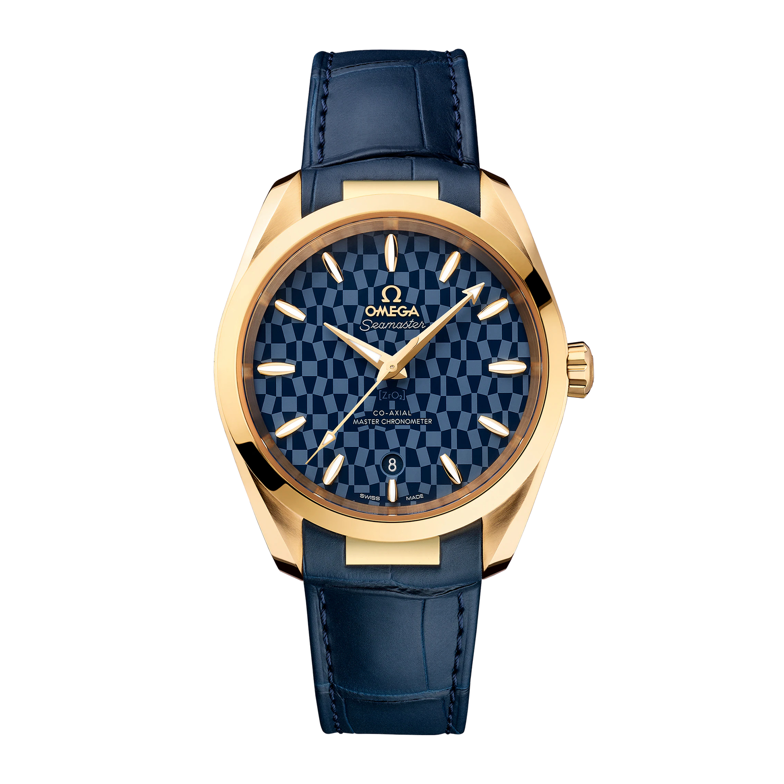 9c3638c6400428d9bb82e8b62d22ab73.png Aqua Terra Yellow Gold Blue Dial 38mm - Image 1