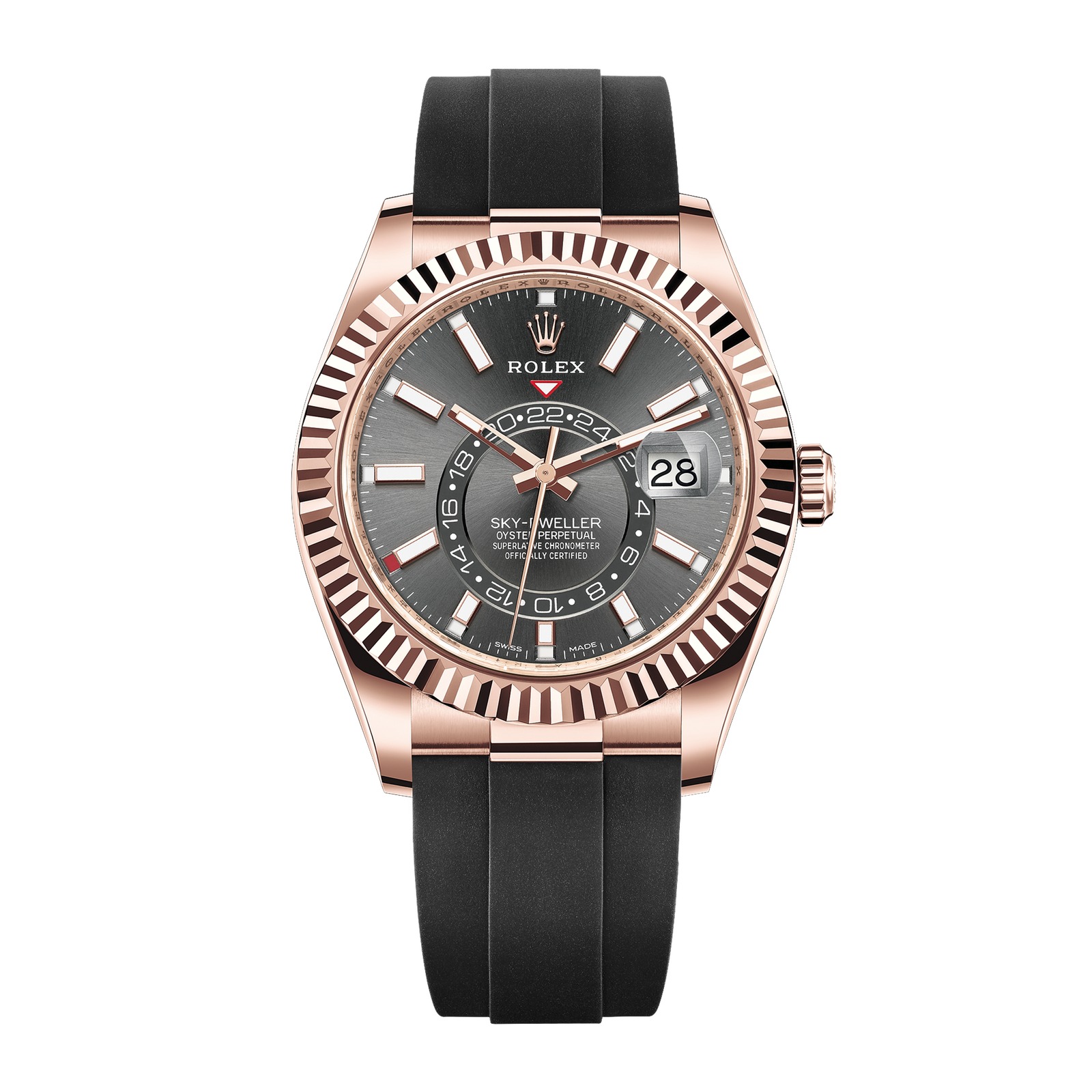 9e0d529406106d24e33505fad5ecd936.png Sky-Dweller Rose Gold Oysterflex Grey Dial 42mm - Image 1