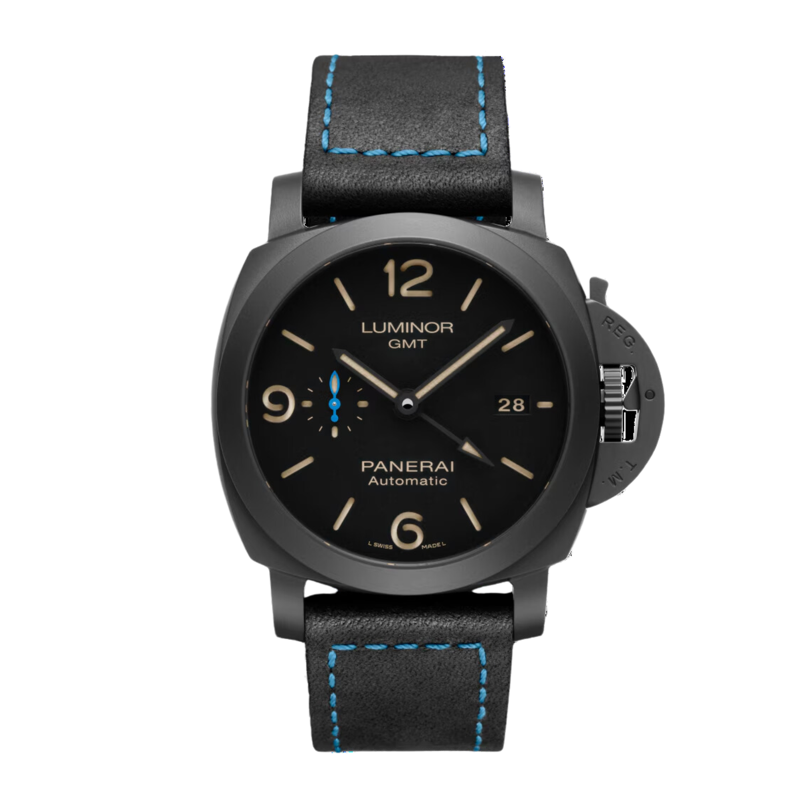 9e7a3284de18544759d33654cadc93e1.png Luminor GMT Ceramic Black Dial 44mm - Image 1