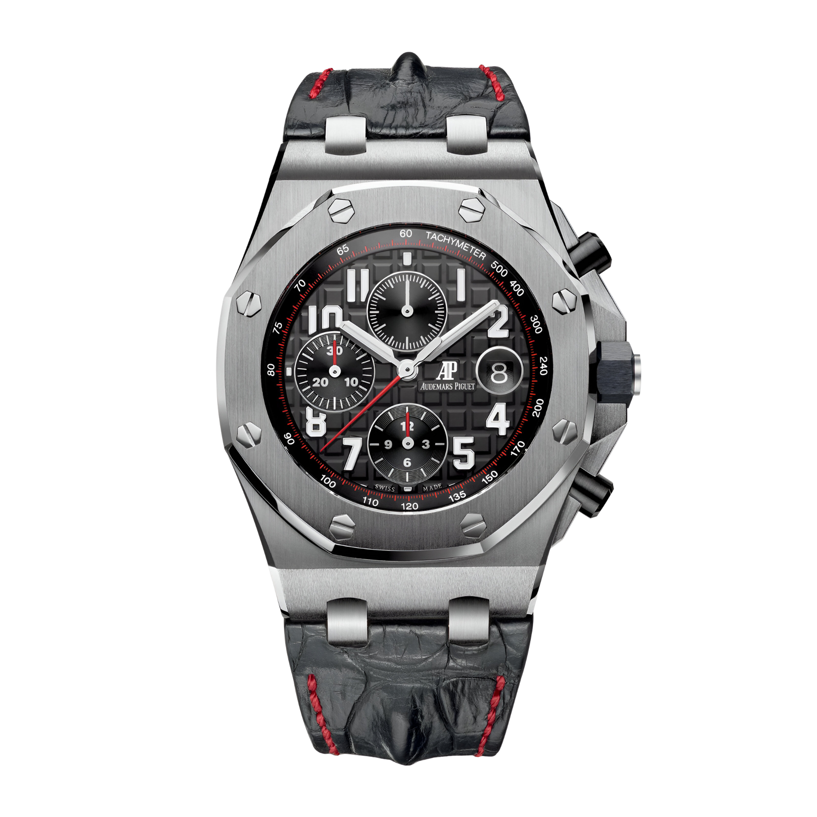 9f2bfe892a316c8e9e8d830aeee60a3a.png Royal Oak Offshore Steel Black Dial 42mm - Image 1