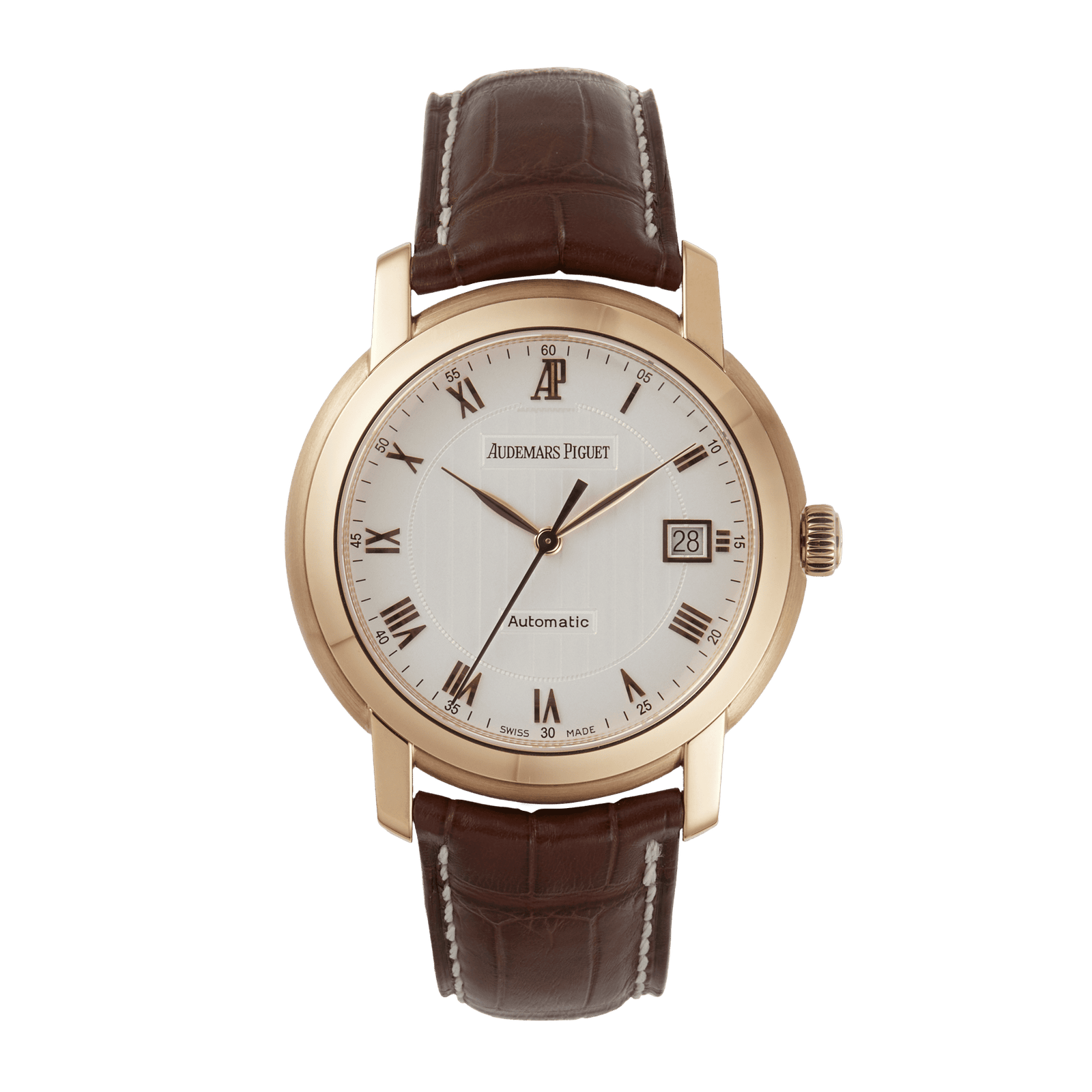 W01063_AP_0_01_d066e3a270.png Jules Audemars Rose Gold Gold Silver Dial 39mm - Image 1