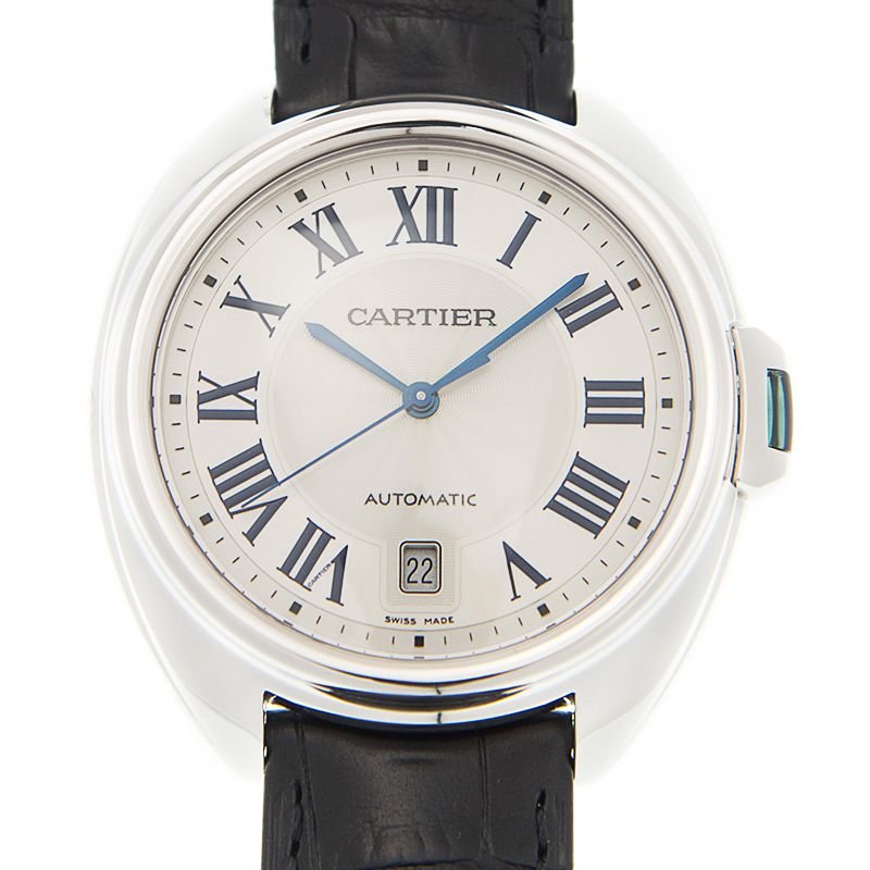 WGCL_0005_9862c51060.jpg Clé de Cartier White Gold Silver DIal 40mm - Image 1