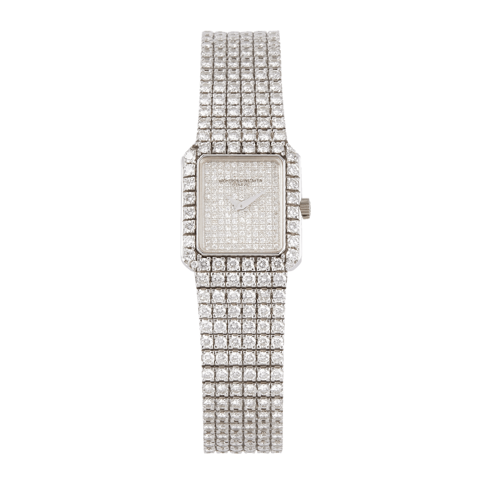 a299b356cdecc82544b59a4f7a186da1.png Vintage White Gold Diamond Pave Dial - Image 1