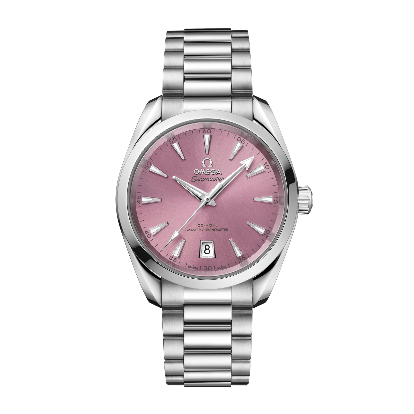a76a335aee3fb7d4c6a6b99302732d10.png Aqua Terra Steel Pink Dial 38mm - Image 1