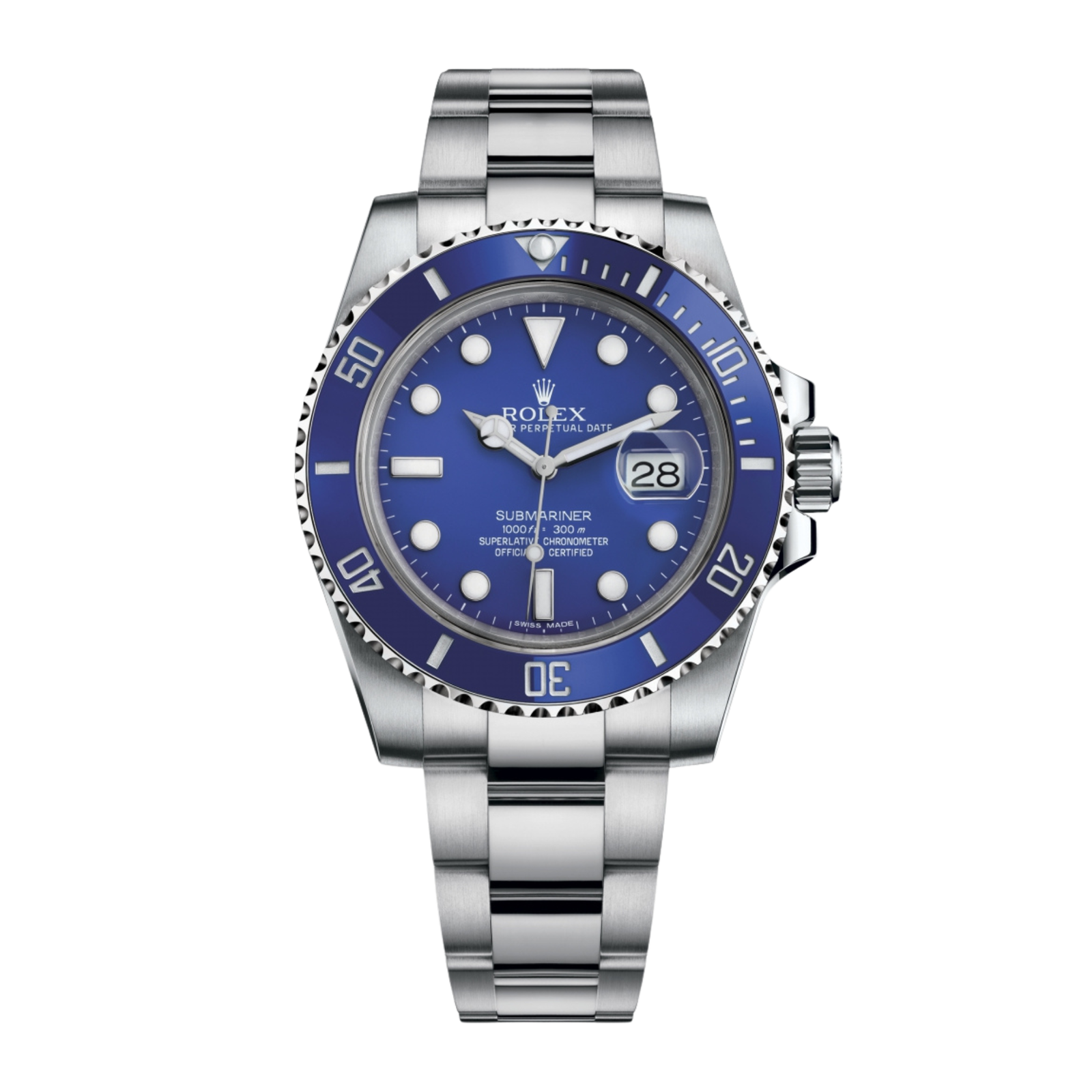af2d24fe4decc73521335392028a2eeb.png Submariner Date White Gold Blue Dial 40mm - Image 1