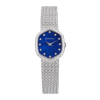 Hexagon White Gold Diamond Lapis Lazuli Dial